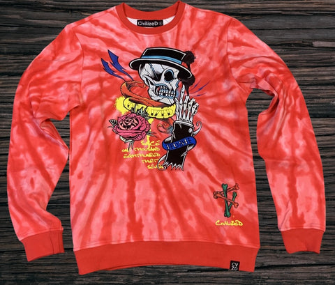 Civilized Tyed Bones Crewneck