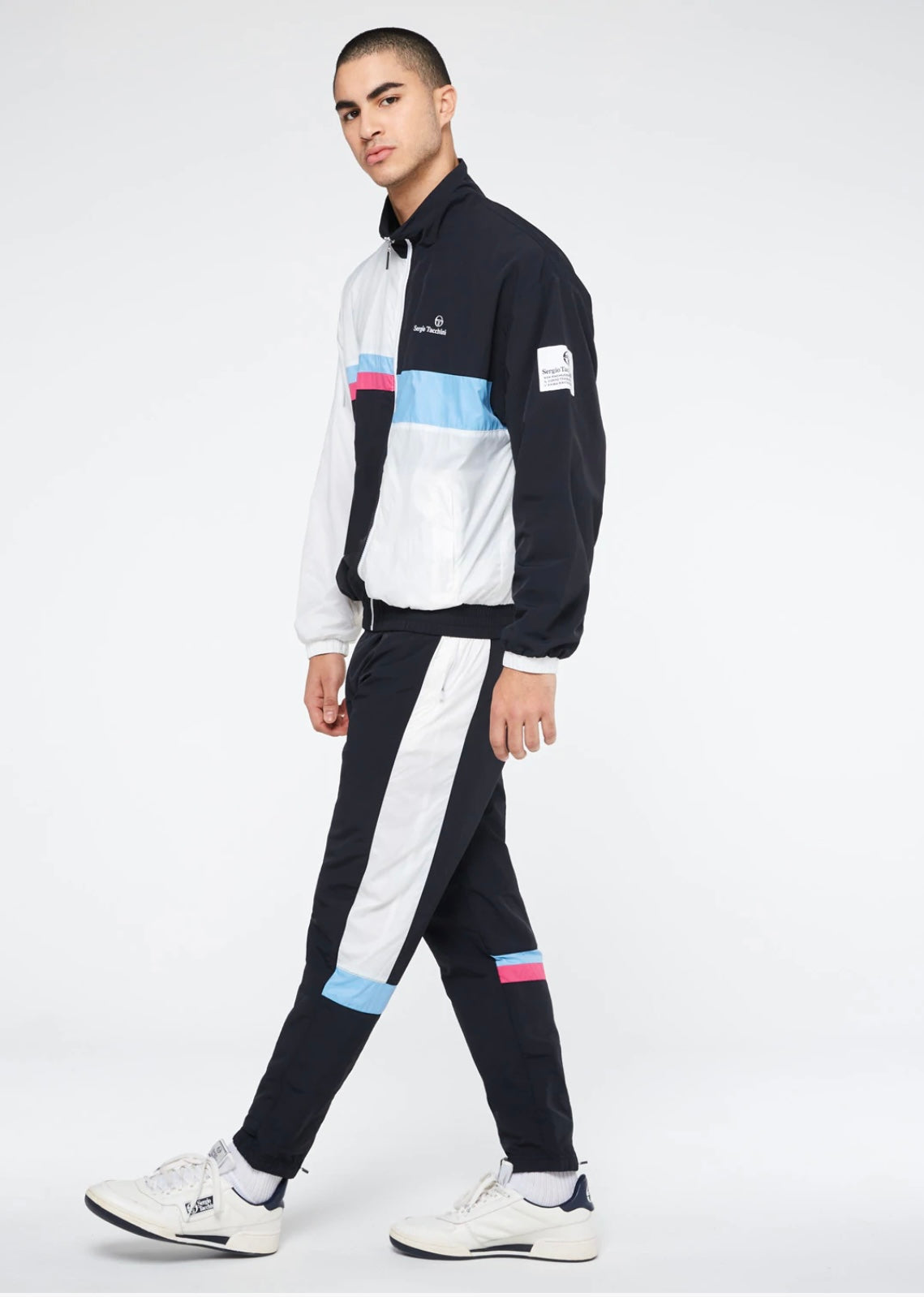 Sergio Tacchini Vernazza Colorblock Windbreaker Tracksuit U