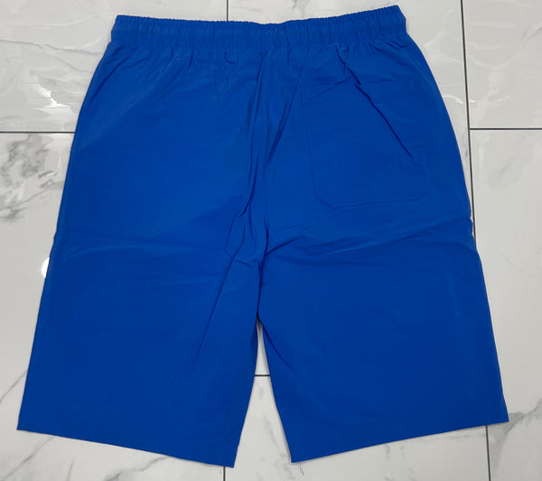 American Stitch Windbreaker Nylon 6 Inch Pocket Shorts (Blue) U