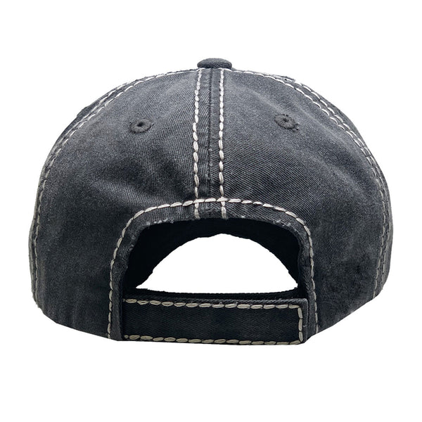 Blessed MOM Floral Detail Vintage Baseball Cap U