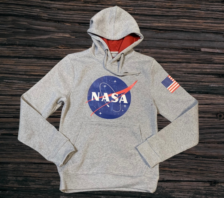 Nasa hoodie mens grey new arrivals