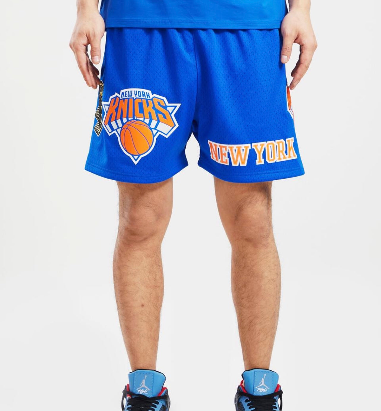 Men's New York Knicks Pro Standard White Team Shorts