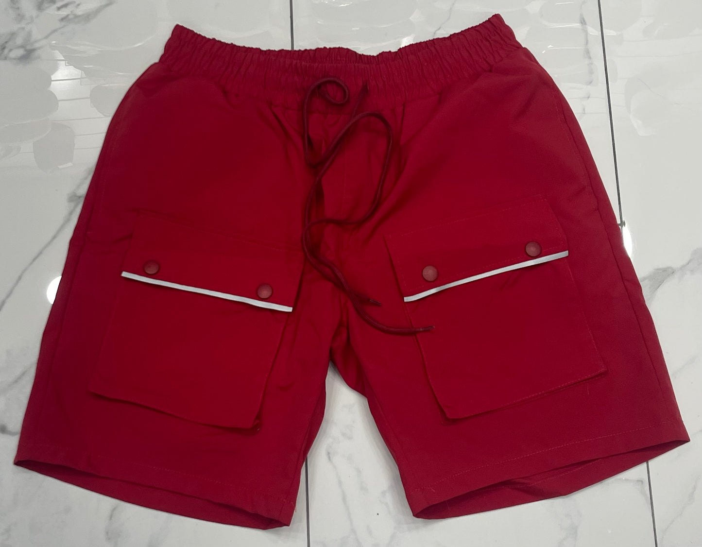 Hudson WindBreaker Nylon 6 Inch Shorts (Red) U