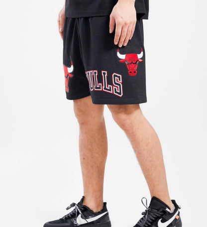 Pro Standard Chicago Bulls Black Mesh Shorts U