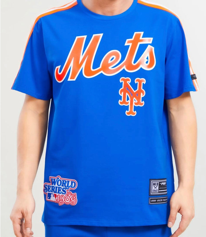 New York Mets Logo Pro Team Taping T-Shirt U