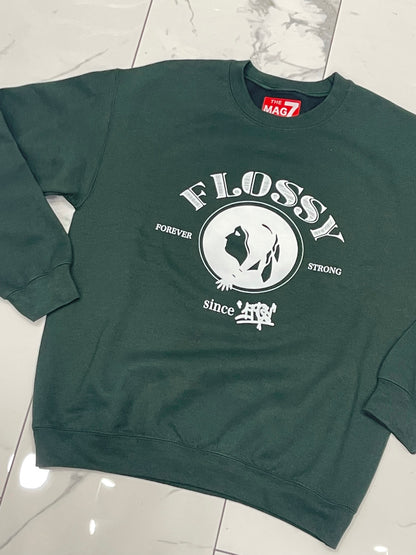 The Mag Seven Sapa Forest Green Flossy Crewneck U