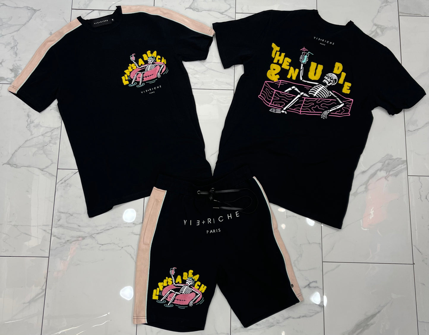 Vie Riche Life's A Beach Short Set U