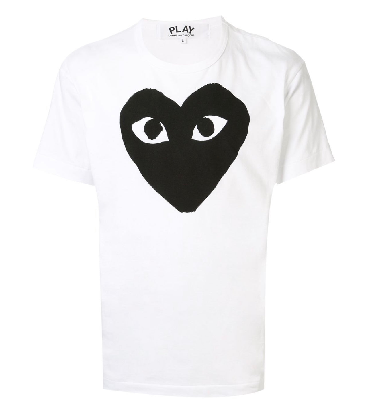 Comme des garcons play t shirt sizing on sale