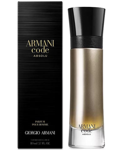 GIORGIO ARMANI Code Absolu for Men By Parfum Spray 3.7 Ounce / 110 Ml, 3.7 Fl Ounce