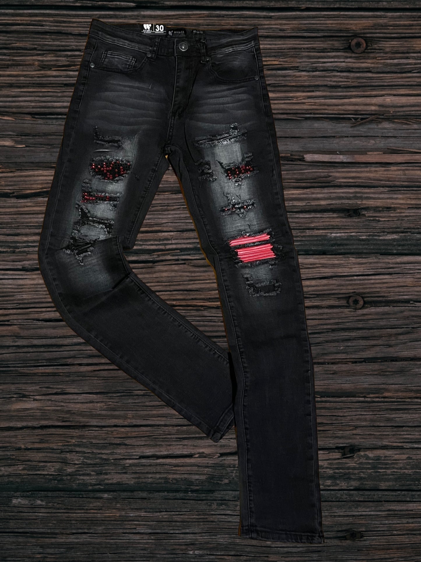 Waimea Skinny Fit Jeans w/Studs U