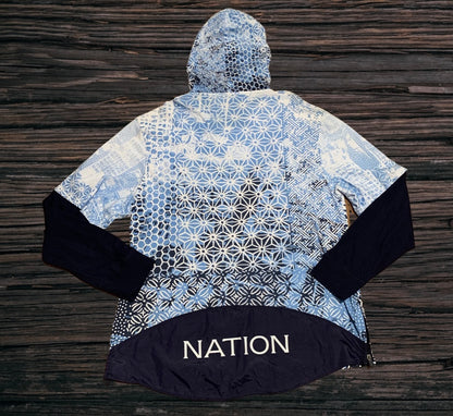 Parish Nation Indigo Long Sleeve Light Hoody U