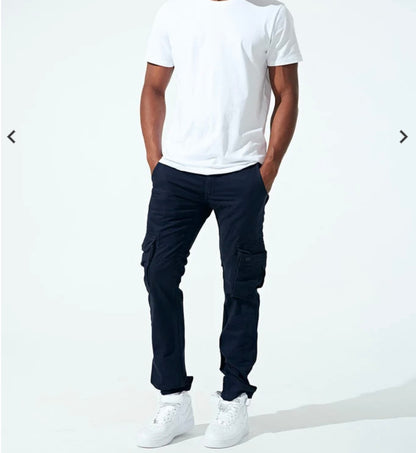 Jordan Craig Xavier Cargo Pants in Navy