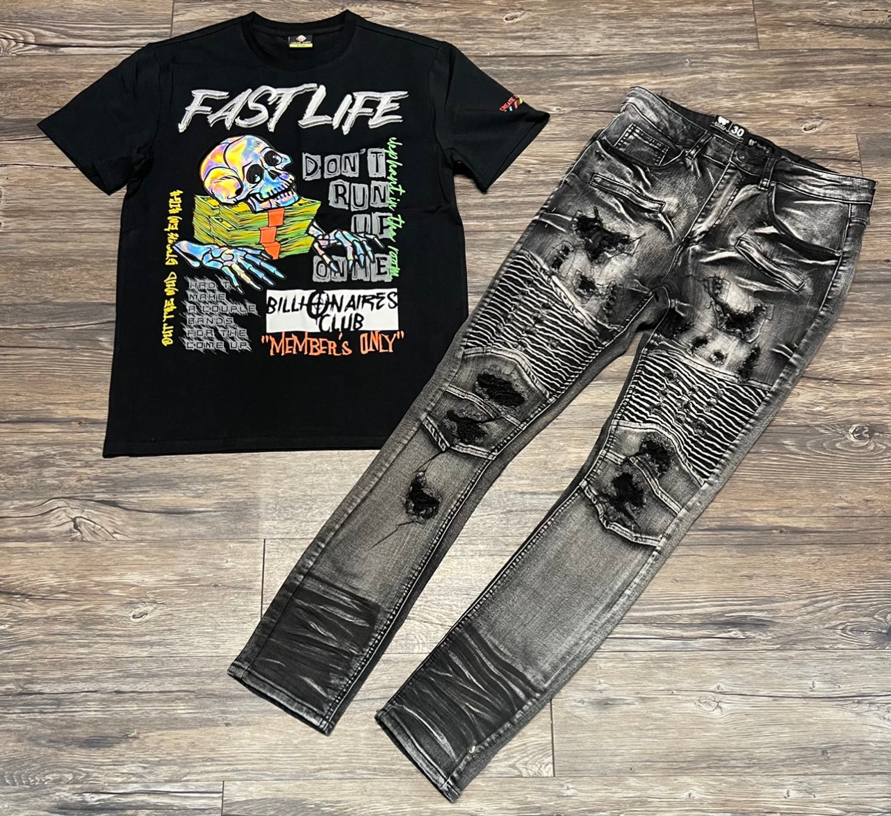 Create 2mrw Fast Life Tee--Black U
