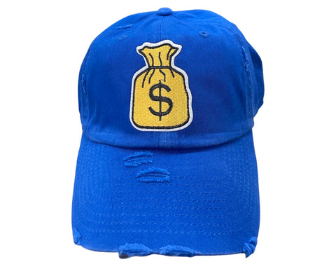 Money Bag Royal Blue Dad Hat