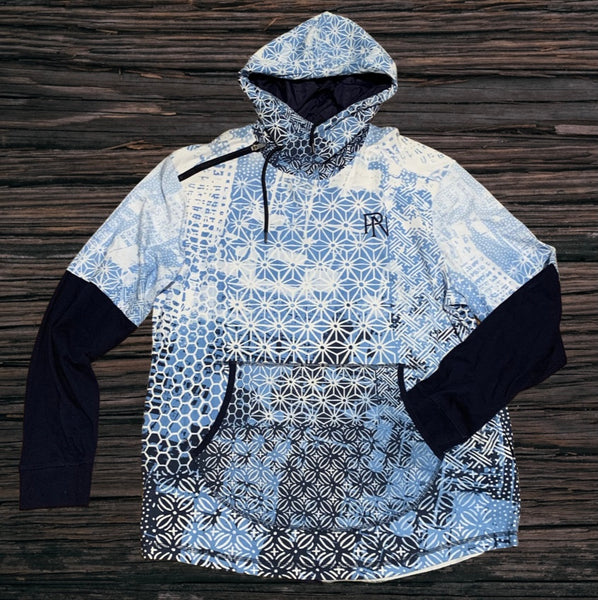 Parish Nation Indigo Long Sleeve Light Hoody