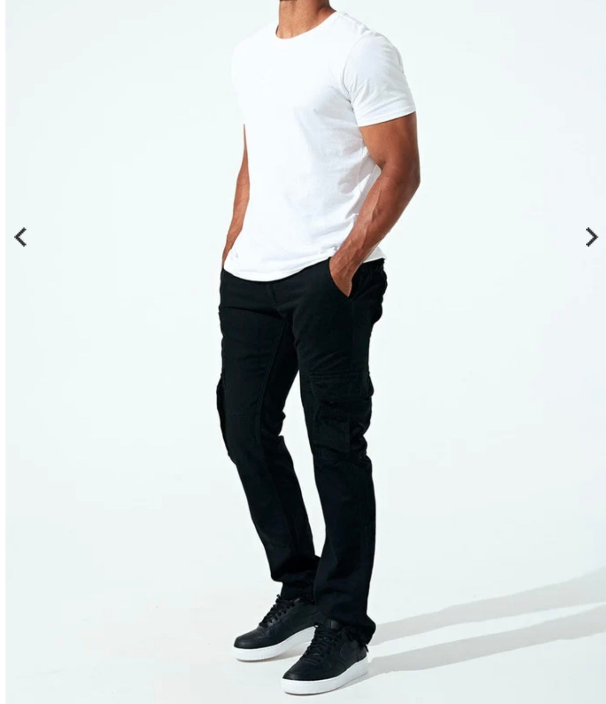 Jordan Craig Xavier Black Cargo Pants U