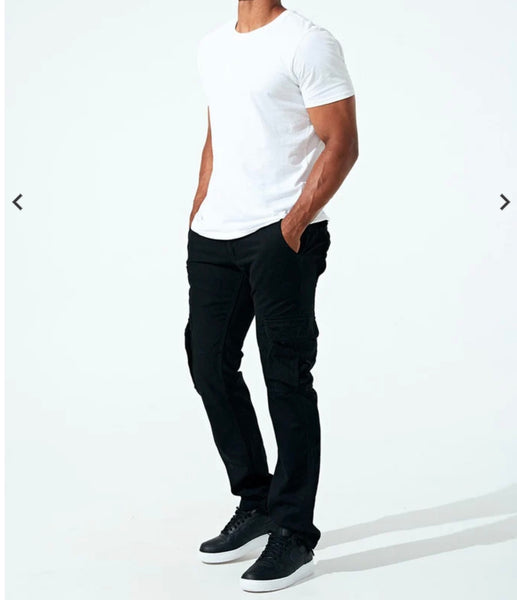 Jordan Craig Xavier Black Cargo Pants
