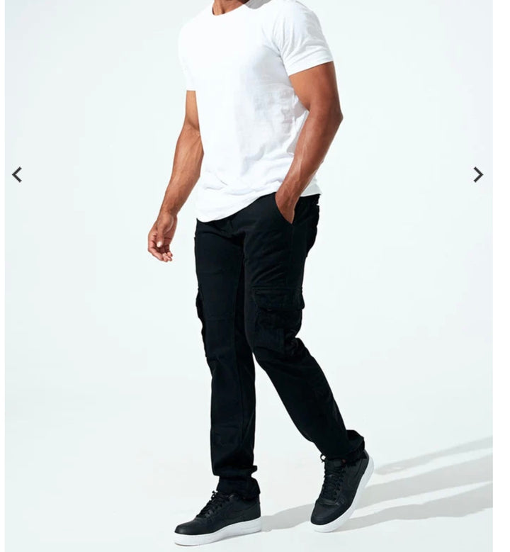 Jordan Craig Xavier Black Cargo Pants U