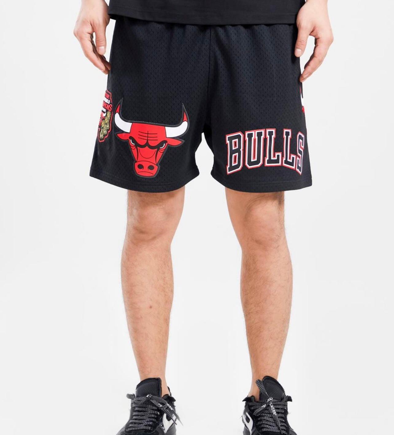 Pro Standard Chicago Bulls Black Mesh Shorts U