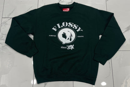 The Mag Seven Sapa Forest Green Flossy Crewneck U