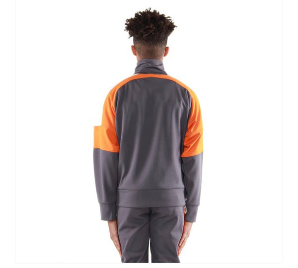 EPTM Color Block Track Jacket (Grey/Orange)