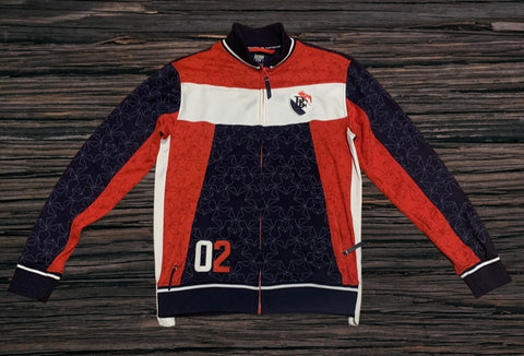 Born Fly Nordic Track Jacket (Navy/Red/White)