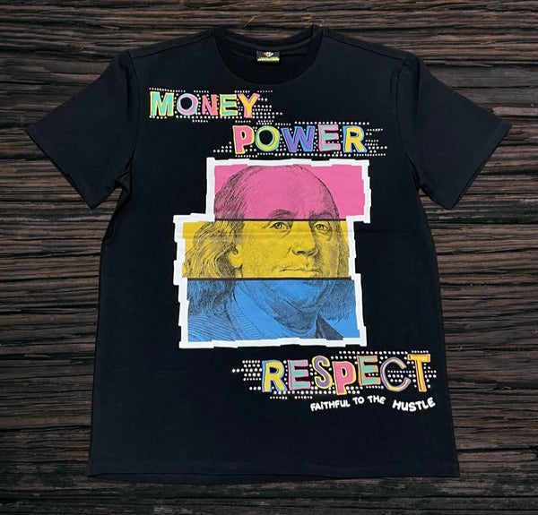 Create 2mrw Money Power Respect Tee--Black U