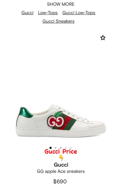 Gucci Ace Low Top Sneakers