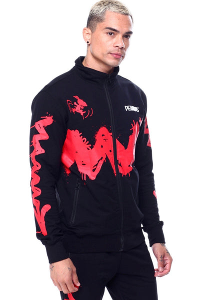 Freeze Max Graffiti Stripe Charlie Track Jacket