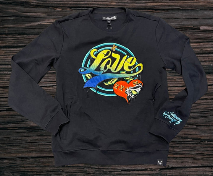 Civilized Money Lover Crewneck U