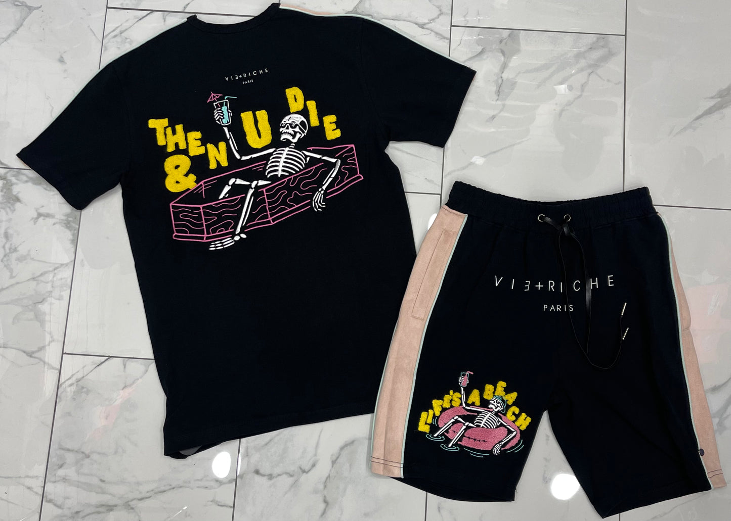 Vie Riche Life's A Beach Short Set U