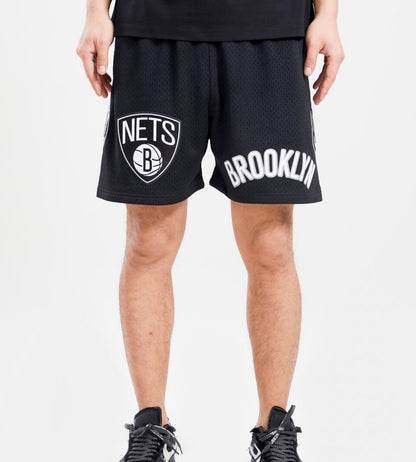 Pro Standard Brooklyn Nets Black Mesh Shorts U