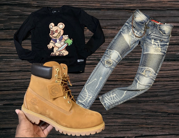 Hudson Evil Hand Bear Crewneck