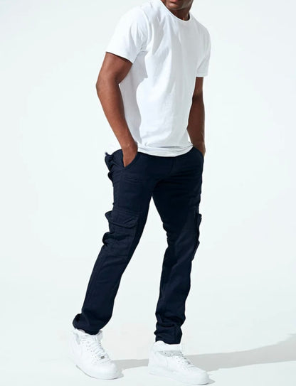 Jordan Craig Xavier Cargo Pants in Navy