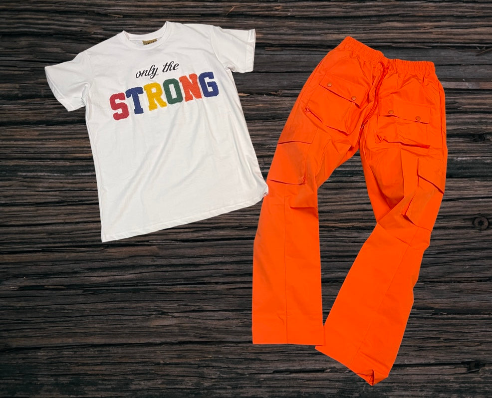 Hudson Bright Orange Windbreaker Pants U