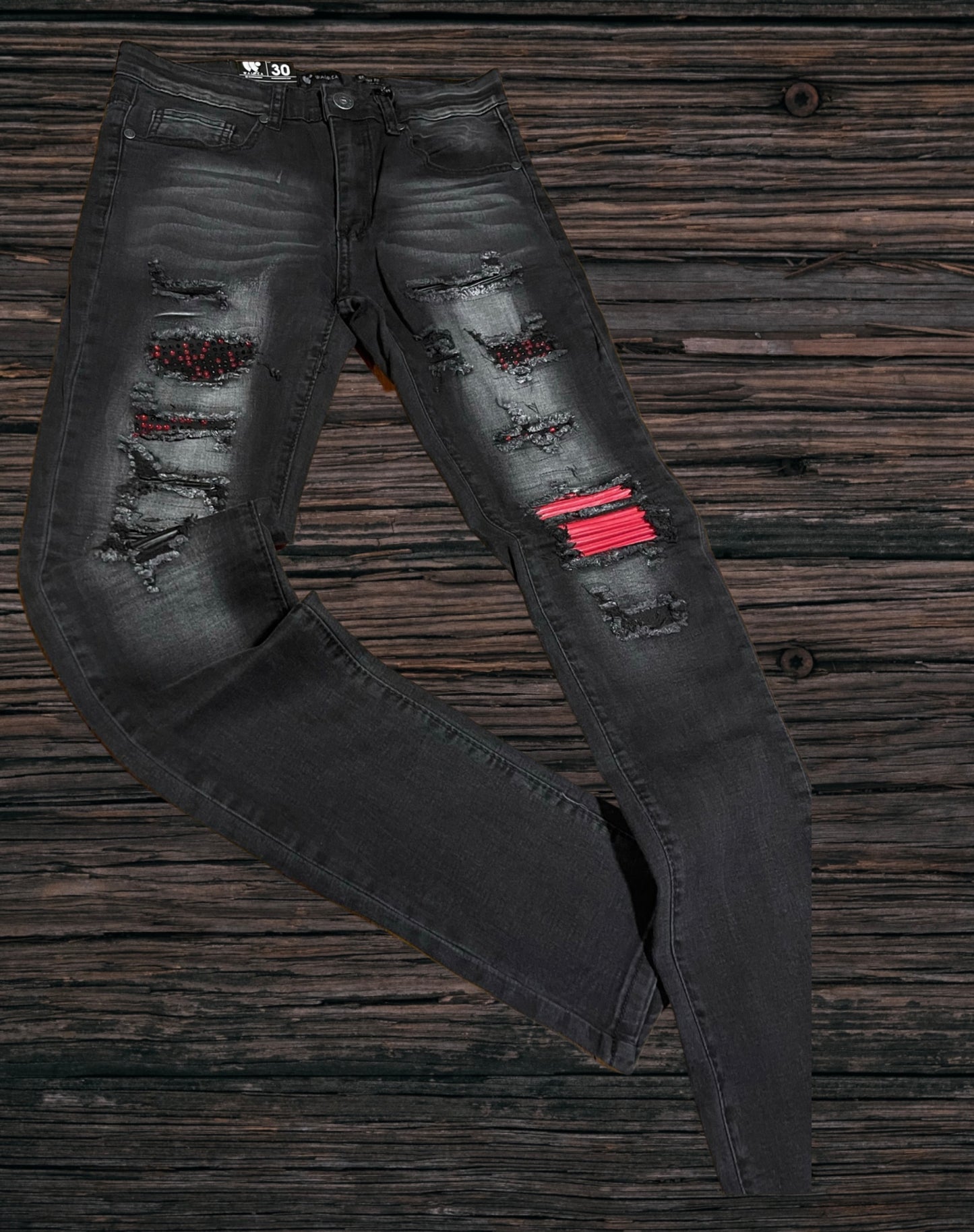 Waimea Skinny Fit Jeans w/Studs U