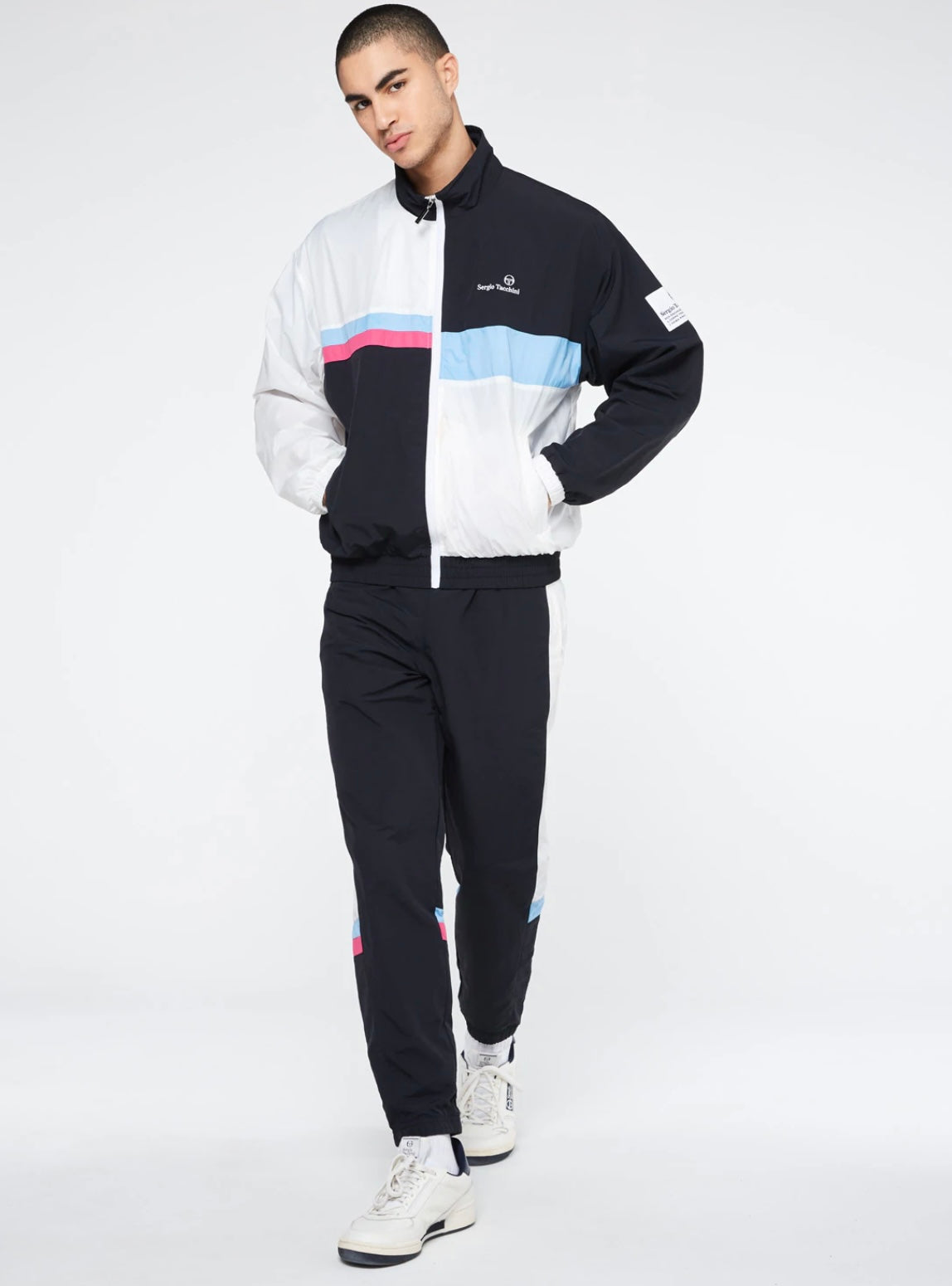 Sergio Tacchini Vernazza Colorblock Windbreaker Tracksuit U