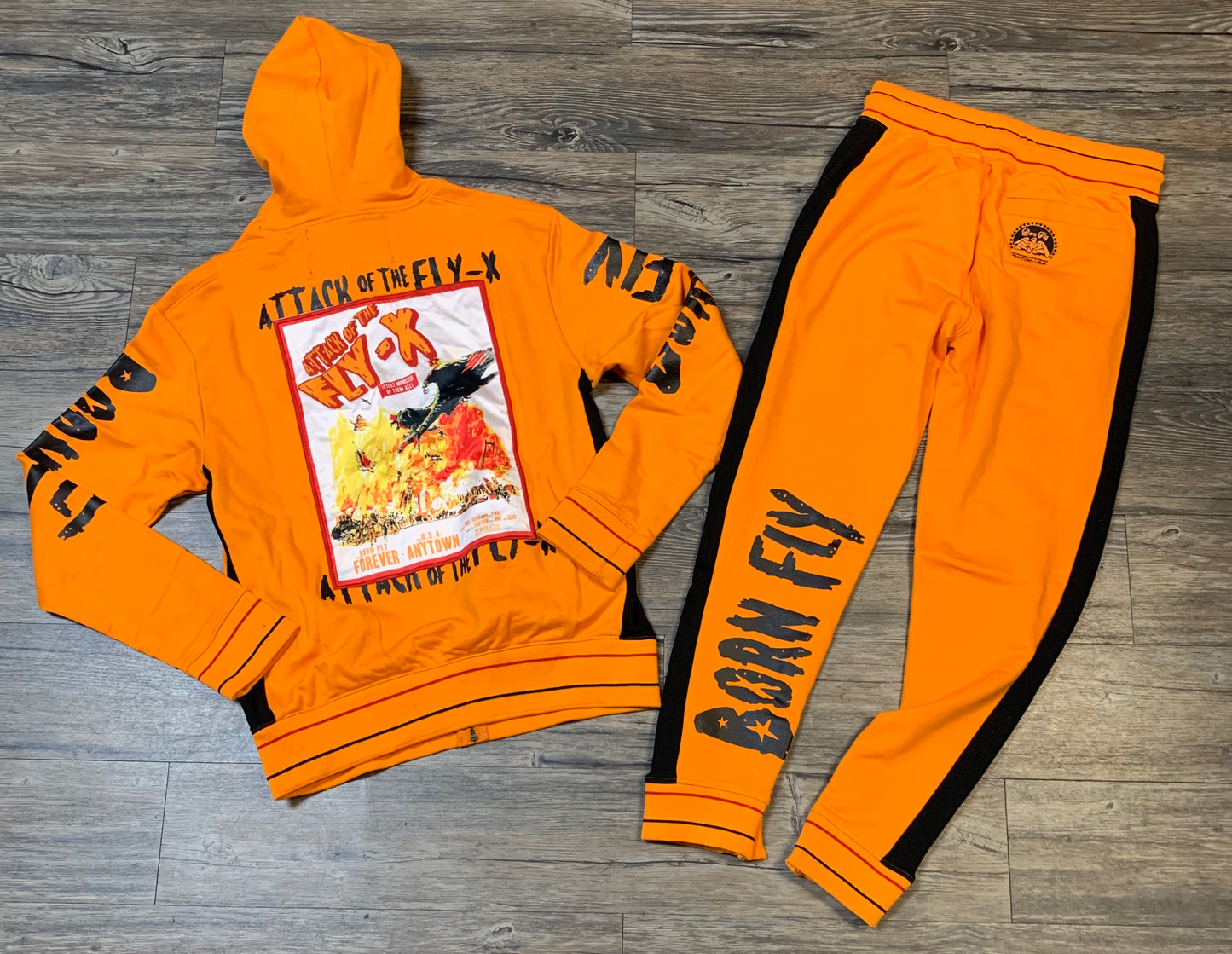 Born Fly Jigsaw Sweatpants U