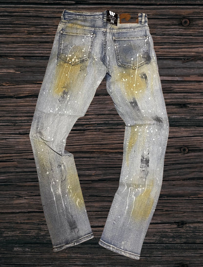 Waimea Skinny Fit Light Blue Dye w/Studs Jeans U