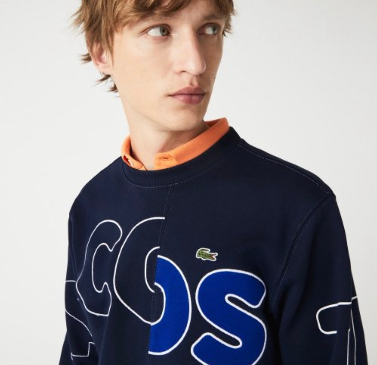 Lacoste Embroidered Print Sweatshirt U