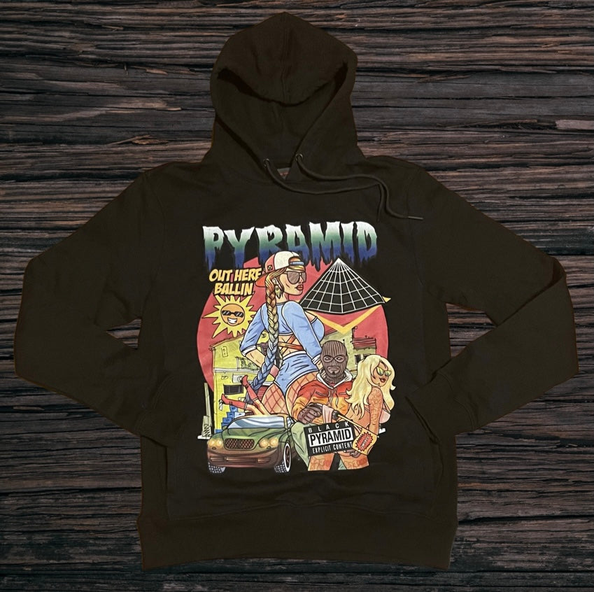 Black Pyramid “Explicit Content” Hoody U