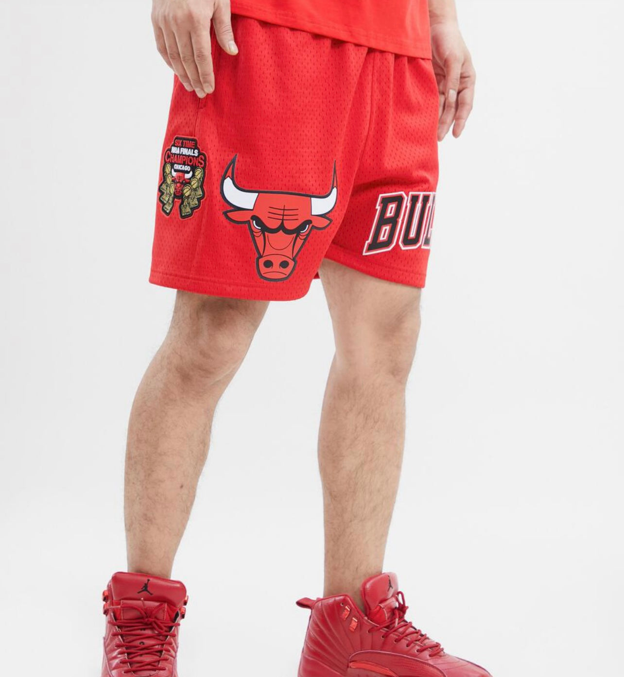 Pro Standard Bulls NBA Button Up Mesh Shorts