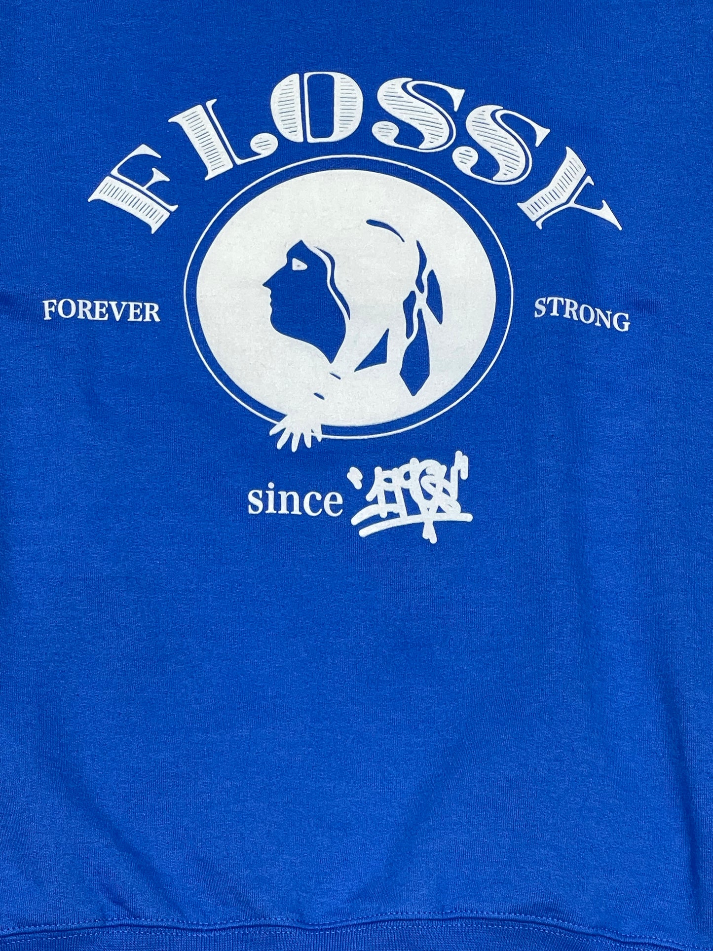 The Mag Seven Sapa Royal Blue Flossy Crewneck U