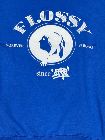 The Mag Seven Sapa Royal Blue Flossy Crewneck U