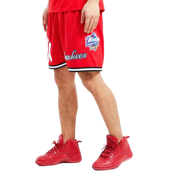 Pro Standard New York Yankees Red Mesh Shorts U