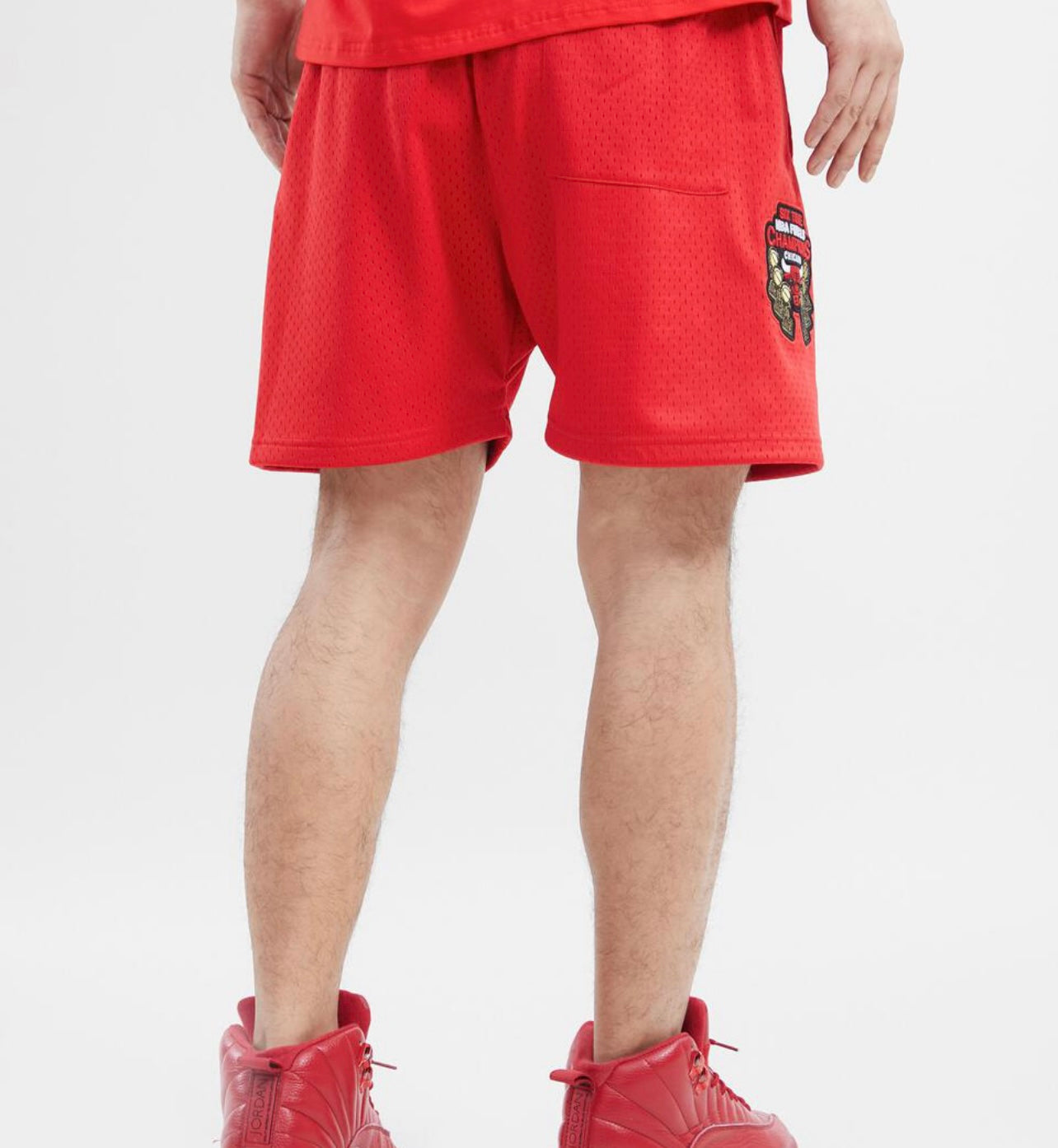 Chicago Bulls Mesh Shorts - Red - ShopperBoard