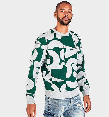 Lacoste Heritage Graphic Print (Grey/Green)