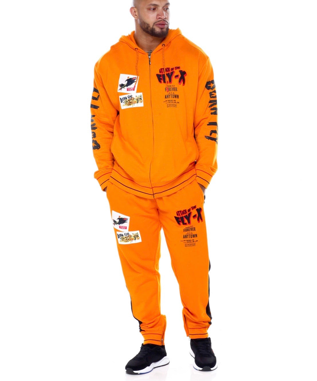 Born Fly Jigsaw Sweatpants U